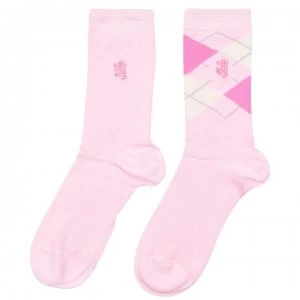Image of Pringle Pringle 3 Pack Socks - Pink