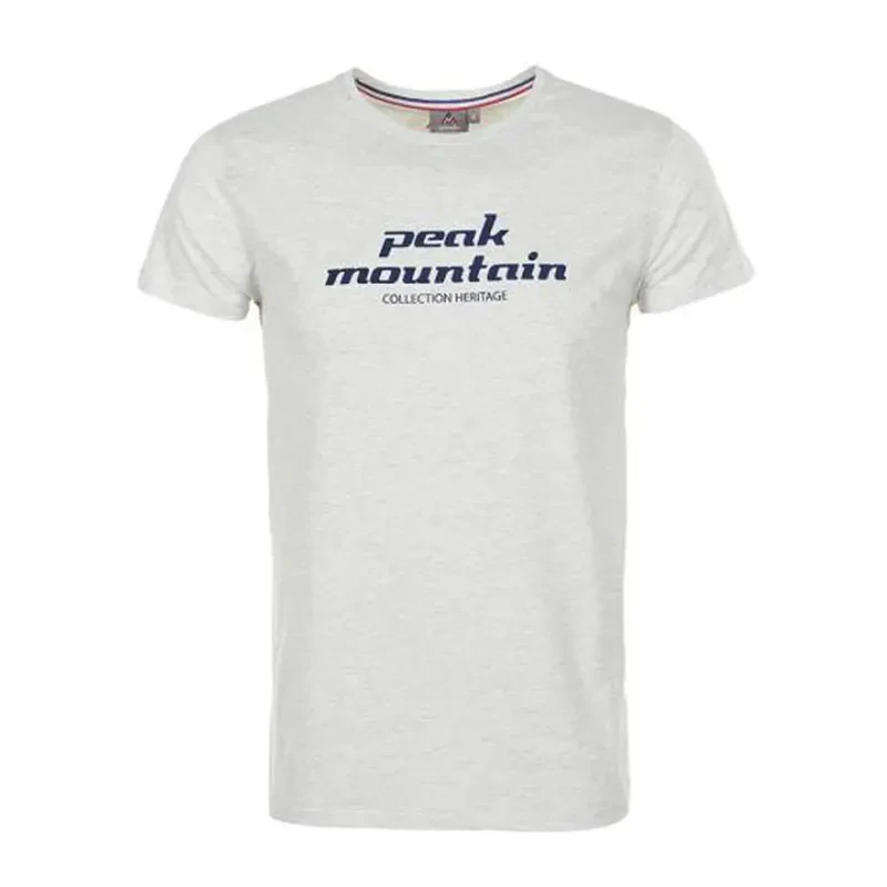Image of T-Shirt Peak Mountain Cosmo Gris Male M