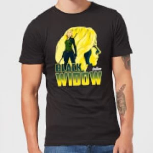 Image of Avengers Black Widow Mens T-Shirt - Black
