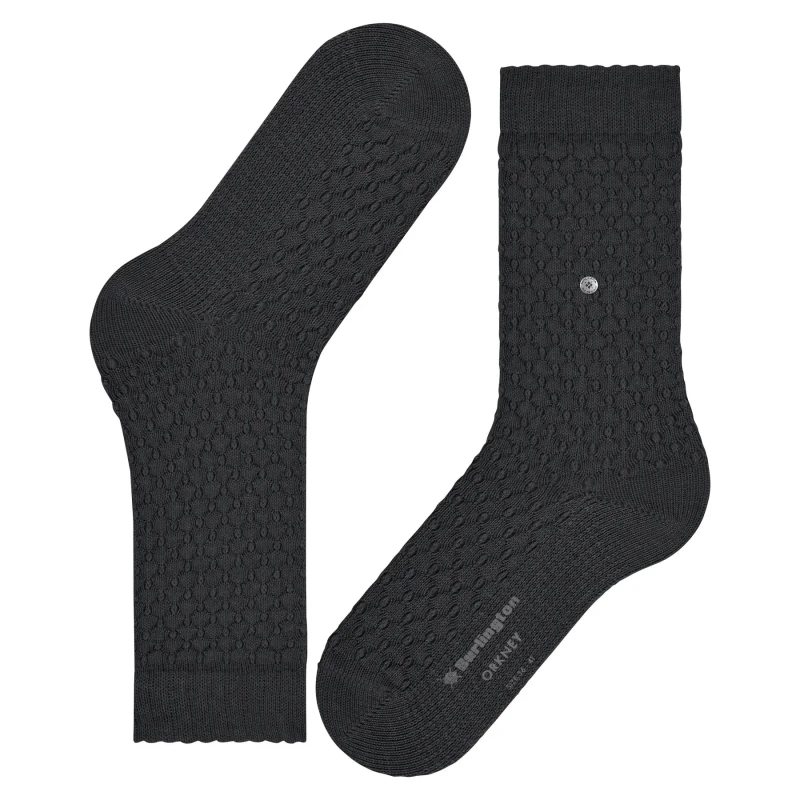 Image of Burlington Womens socks Burlington Orkney Noir Female 36/41