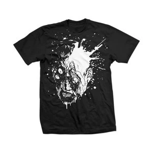 Image of Resident Evil - Zombie Male, Medium T-Shirt (Black/White)