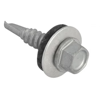Image of ForgeFix TechFast Hex Head Roofing Screw Self-Drill Light Section 5.5 x 25mm Pack 100