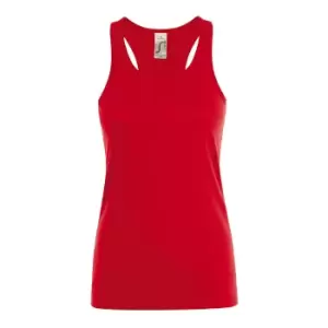 Image of SOLS Womens/Ladies Justin Sleeveless Vest (S) (Red)