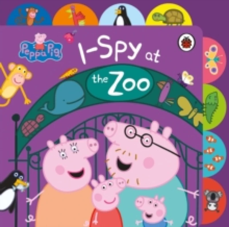 Image of Peppa Pig: I Spy at the Zoo : Tabbed Board Book Board book