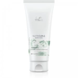 Image of Wella Professionals Nutricurls Waves & Curls Nourishing Conditioner For Easy Combing 200ml