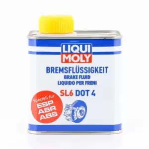 Image of LIQUI MOLY Brake Fluid Bremsflussigkeit SL6 DOT 4 3086 VW,AUDI,MERCEDES-BENZ,Golf V Schragheck (1K1),POLO (9N_),TOURAN (1T1, 1T2)