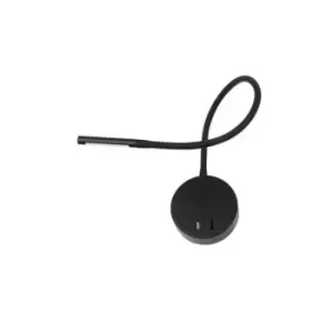 Image of Senovo LED Surface Mounted Reading Lamp 3W 3000K Aluminum, Metal C With USB Switch Black Color