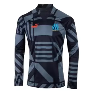 Image of 2022-2023 Marseille Pre-Match Sweat (French Night)