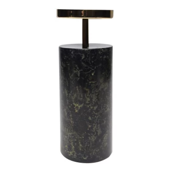 Image of Biba Marble Candle Holder - Green Marble