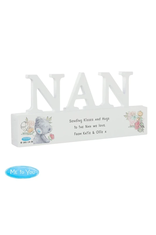 Image of Personalised Memento Company Personalised Message Me To You Wooden NAN Ornament