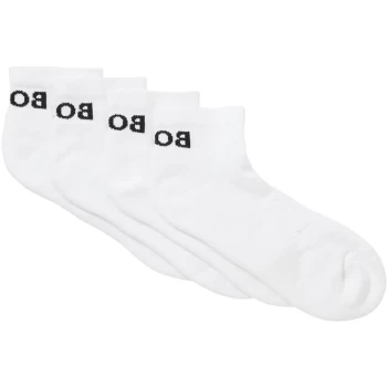 Image of Boss 2 Pack Sport Ankle Socks - White