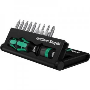 Image of Wera Kraftform Kompakt 11 Plus 05 135942 001 Bit set 10 Piece Phillips, TORX socket