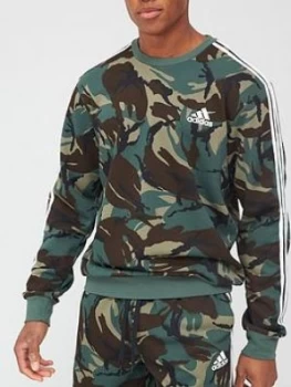 Image of Adidas Camo Sweat - Print