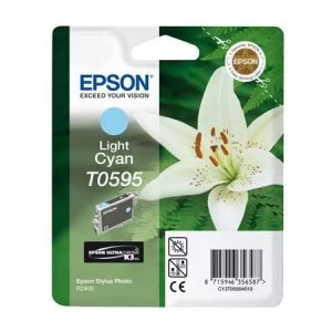 Image of Epson Lily T0595 Light Cyan Ink Cartridge