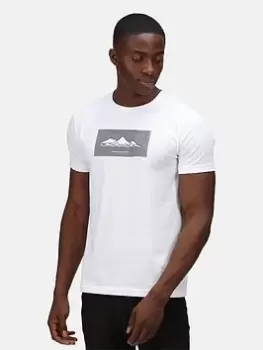 Image of Regatta Breezed II T-Shirt - White, Size S, Men