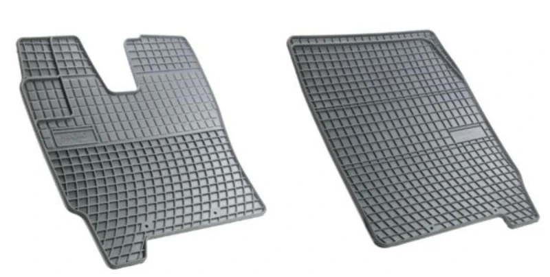 Image of FROGUM 00992 Floor mat set Front, Quantity: 3, black, Rubber Rubber Floor mat set (215)