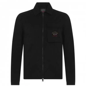 Image of Paul And Shark Crew + Shark Overshirt Pocket - Black 011
