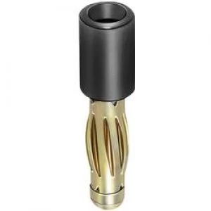 Image of Plug to plug connector 4mm plug 2mm socketBlackStaeubliR42 A1 pcs