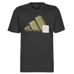 Image of adidas 3BAR LOGO TEE mens T shirt in Black - Sizes S,M,L,XL,XS