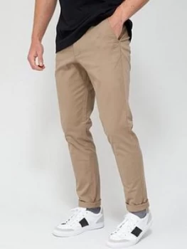 Image of Jack & Jones Dave Slim Fit Chinos - Beige, Size 30, Inside Leg Regular, Men