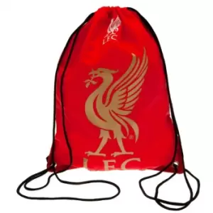 Image of Liverpool FC Drawstring Bag (One Size) (Red)