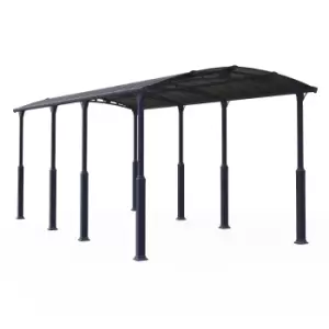 Image of Palram - Canopia Alpine 12' x 28' RV Carport - Grey
