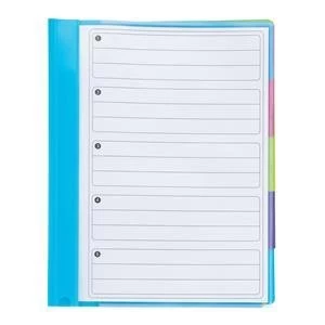 Image of Rexel A4 Five Part File Assorted Colours Single