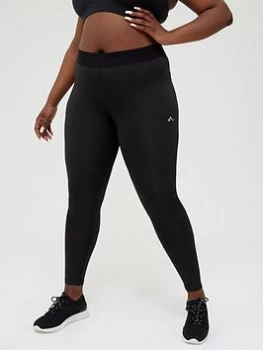 Image of Only Play Curvy Leggings - Black, Size 48/50, Women