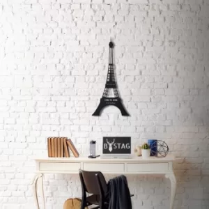 Image of Eiffel XL Black Decorative Metal Wall Accessory