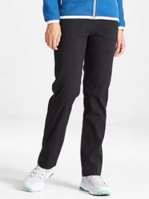 Image of Craghoppers Craghopper Kiwi Pro Ii Trouser Long Length, Black, Size 10, Women