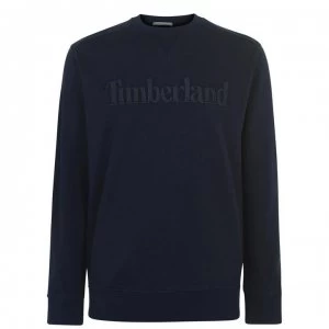 Image of Timberland Timberland Exeter River Logo Sweatshirt - Dark Sapphire