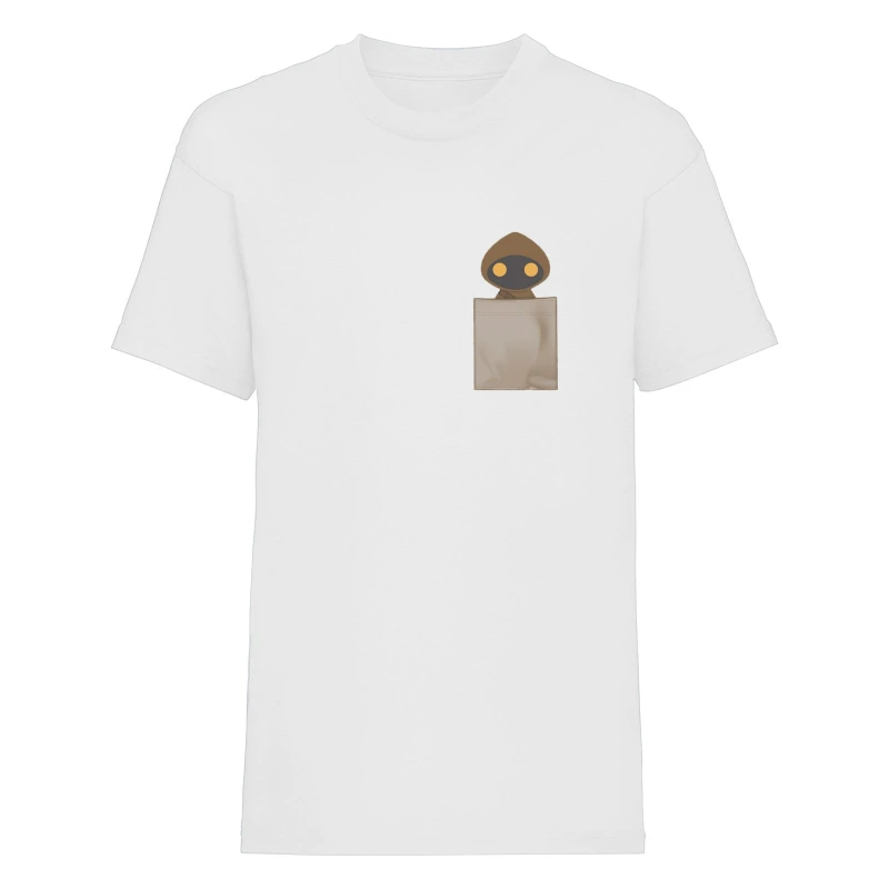 Image of Star Wars Star Wars Men Jawa Pocket T-Shirt in White Size: Small White S Male 5059958517950