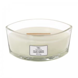 Image of WoodWick Fig Leaf & Tuberose Ellipse Candle 453.6g