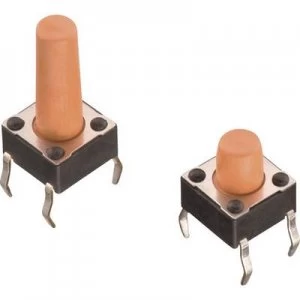 Image of Wuerth Elektronik WS TSS 430156050736 Pushbutton 12 Vdc 0.05 A 1 x OffOn momentary