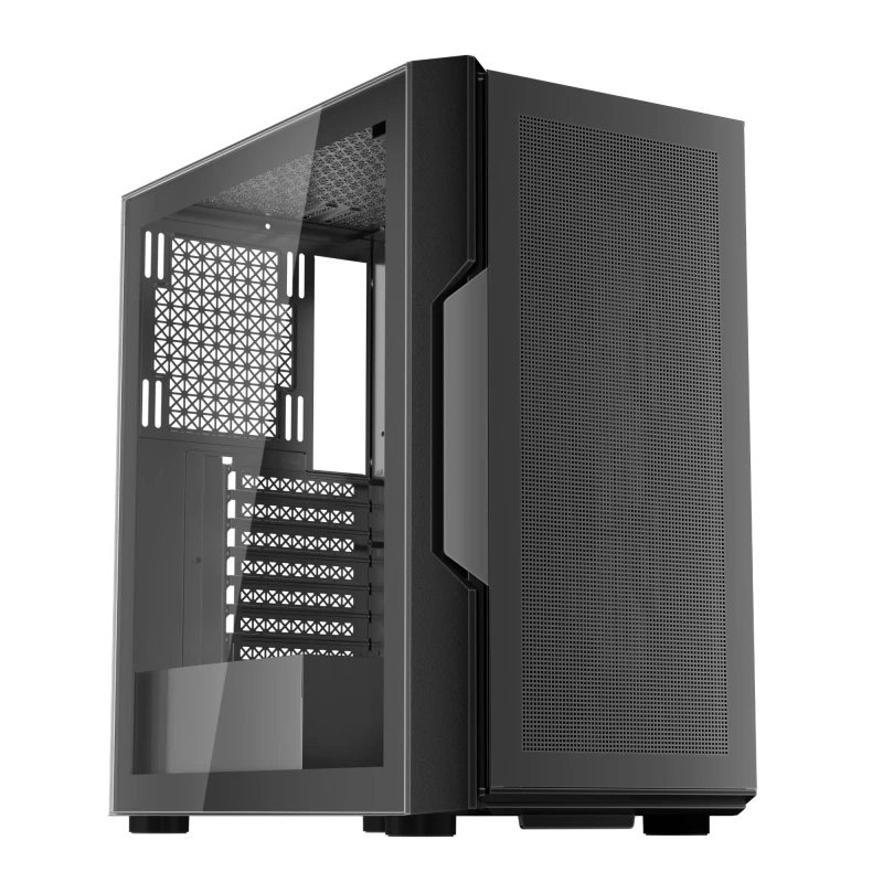 Image of 1st Player Trilobite T7-P-BK Tempered Glass Mid Tower Gaming Case - Black T7-P-BK