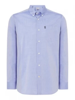 Image of Mens Barbour Smarter Shirt Sea Blue