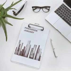 Image of Leitz WOW Clipboard. 75 sheet capacity. A4. White - Outer carton of 10