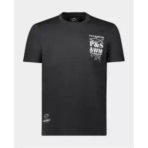 Image of Paul and Shark Paul and Shark Wm t Shirt - Black