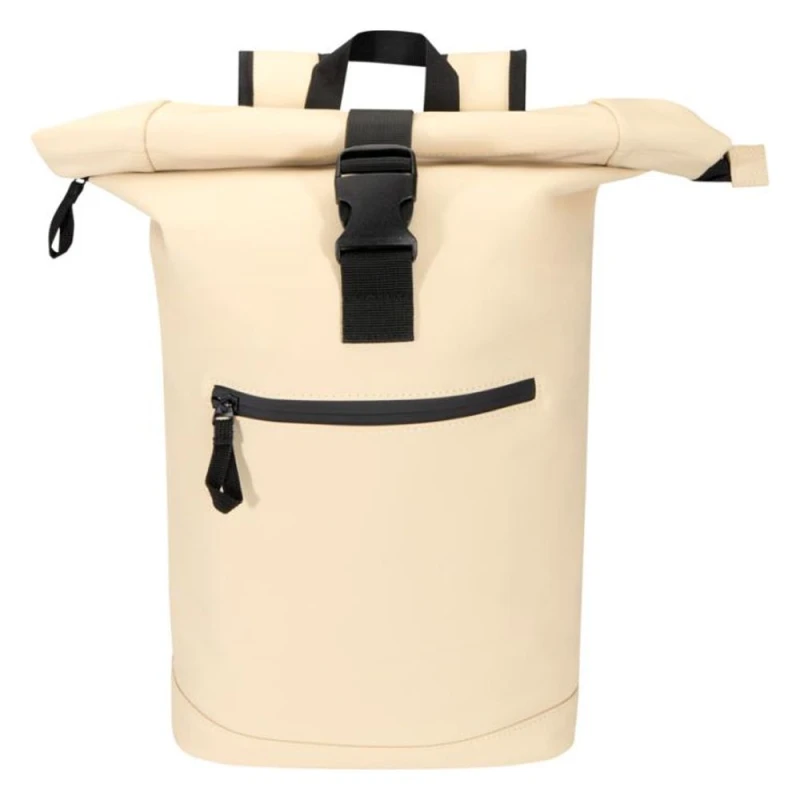 Image of Floso Mens Resi Plus Roll Top 18L Backpack in Beige Beige Male