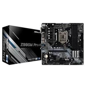 Image of ASRock Z390M Pro4 Intel Socket 1151 Micro ATX VGA/DVI-D/HDMI USB C 3.1 Motherboard