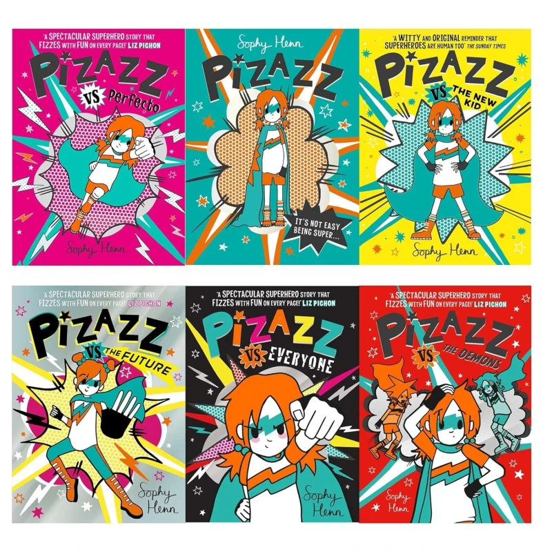 Image of Pizazz 6 Book Collection Sophy Henn Complete Set For Young Readers Paperback Edition Sophy Henn Books