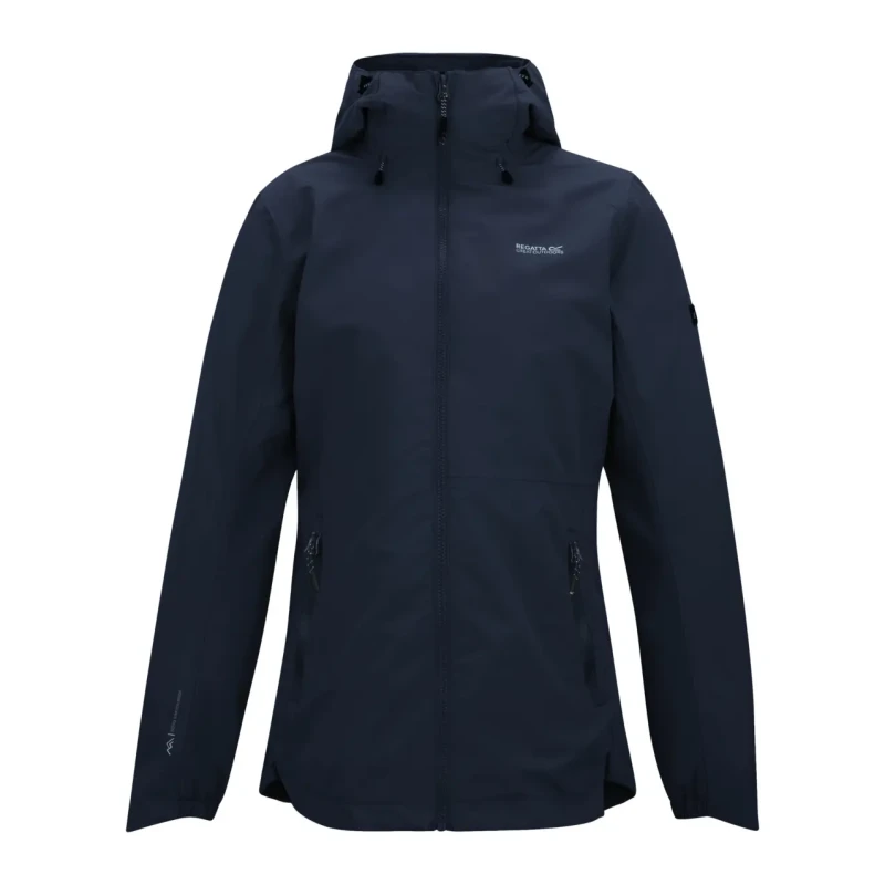 Image of Womens waterproof jacket Regatta Hamara IV Bleu Female 46