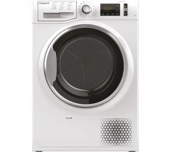 Image of Hotpoint NTM1182XB 8KG Freestanding Heat Pump Tumble Dryer
