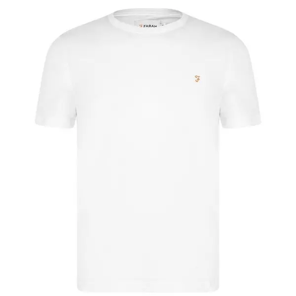 Image of Farah Denny Short Sleeve T Shirt - White L