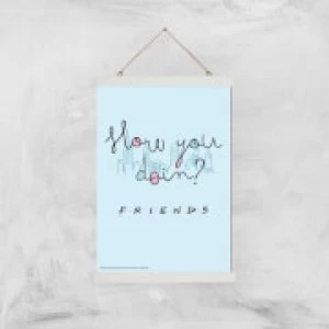 Image of Friends How You Doin'? Giclee Art Print - A3 - White Hanger