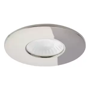 Image of Spa Rhom LED Fire Rated Downlight 8W Dimmable IP65 Tri-Colour CCT Black Chrome