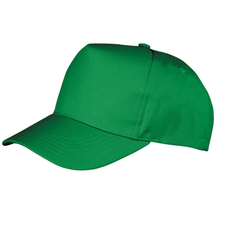 Image of Result Headwear Boston 65 35 Polycotton Cap in Green Green Unisex One Size