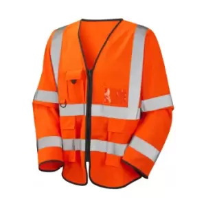 Image of Beeswift - pkj executive sleeved vest or med - Orange - Orange