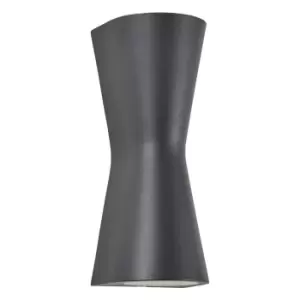Image of Zinc Wall Light Up and Down SKYE Anthracite Grey