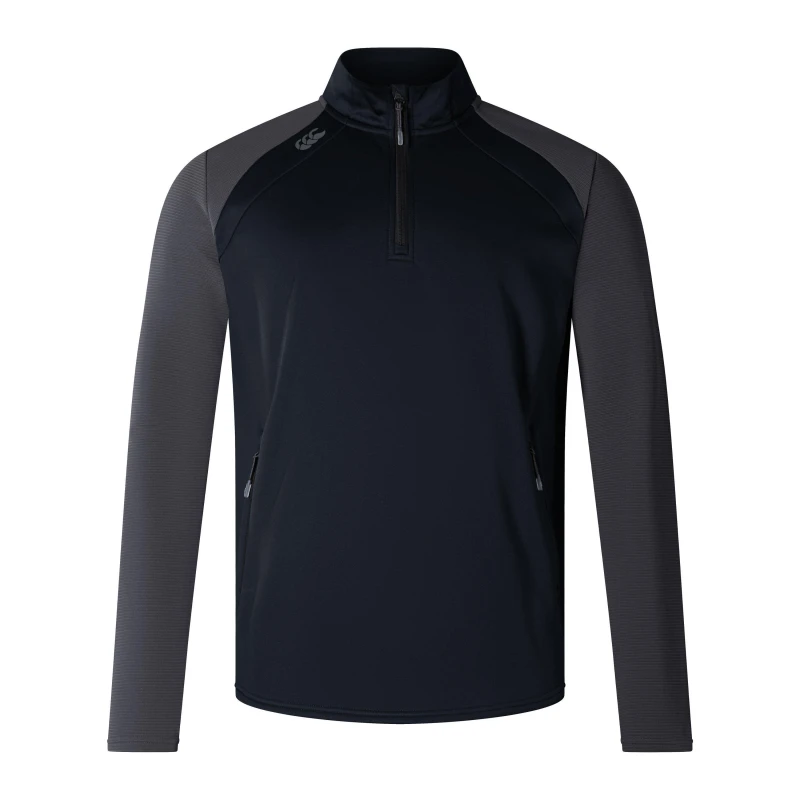 Image of Canterbury Elite quarter Zip Top Mens - Black S